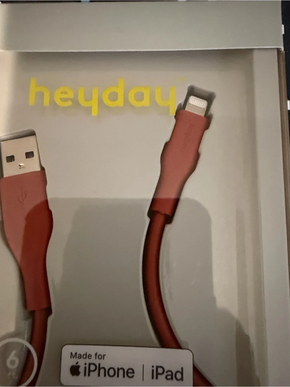 heyday Lightning to USB Charging Cable for iPhone and iPad